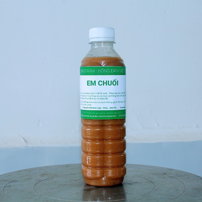 500ml dịch chuối lên men đậm đặc làm phân bón cho các loại cây