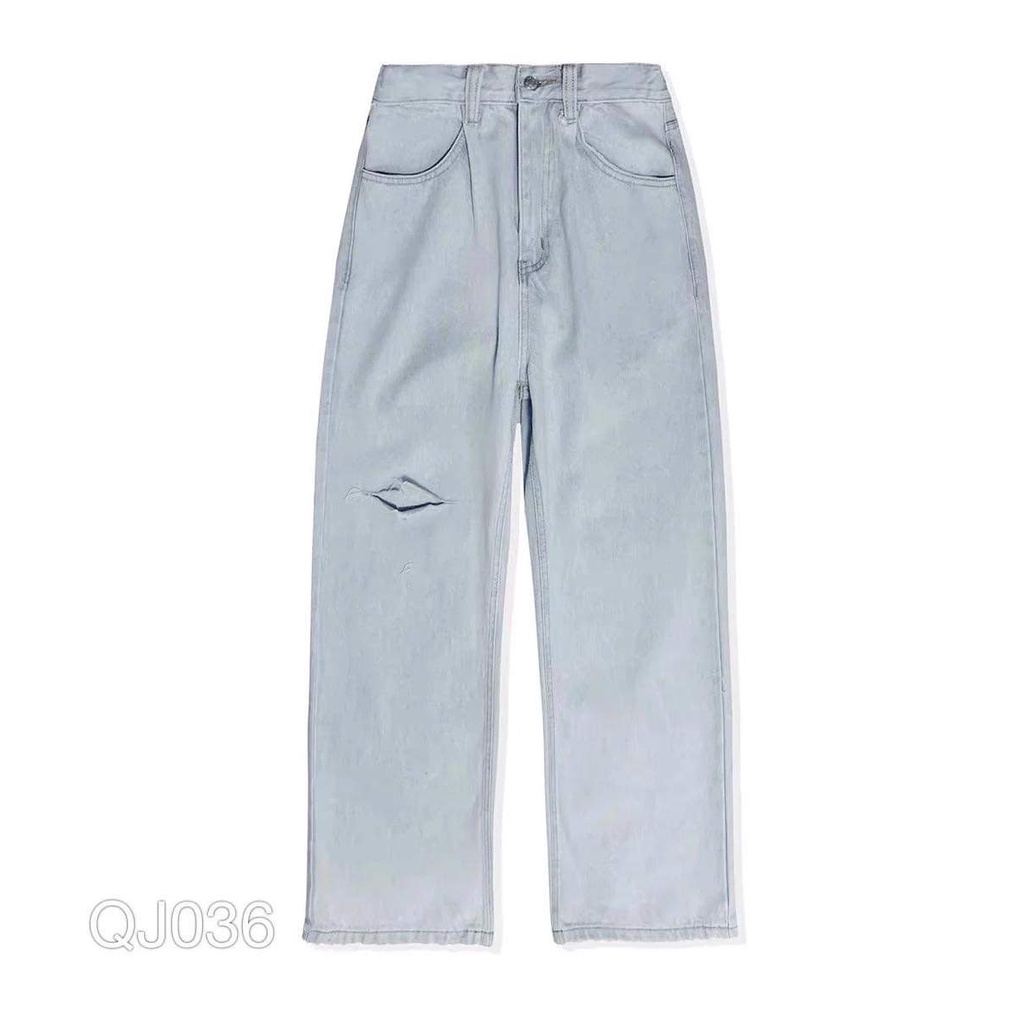 [Mã SRBACK010912 hoàn 20K xu đơn 50K] Quần Baggy Jean Nam Rách, Quần Jean Nam Rách Cam Kết Không Phai Màu HOT TREND | BigBuy360 - bigbuy360.vn
