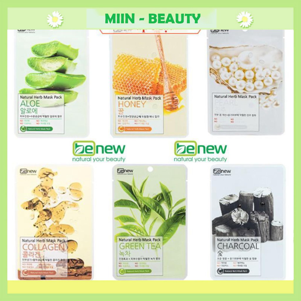 [Mã COSHOT11 hoàn 10% xu đơn 350K] Mặt nạ đắp mặt BENEW Hàn Quốc BN9