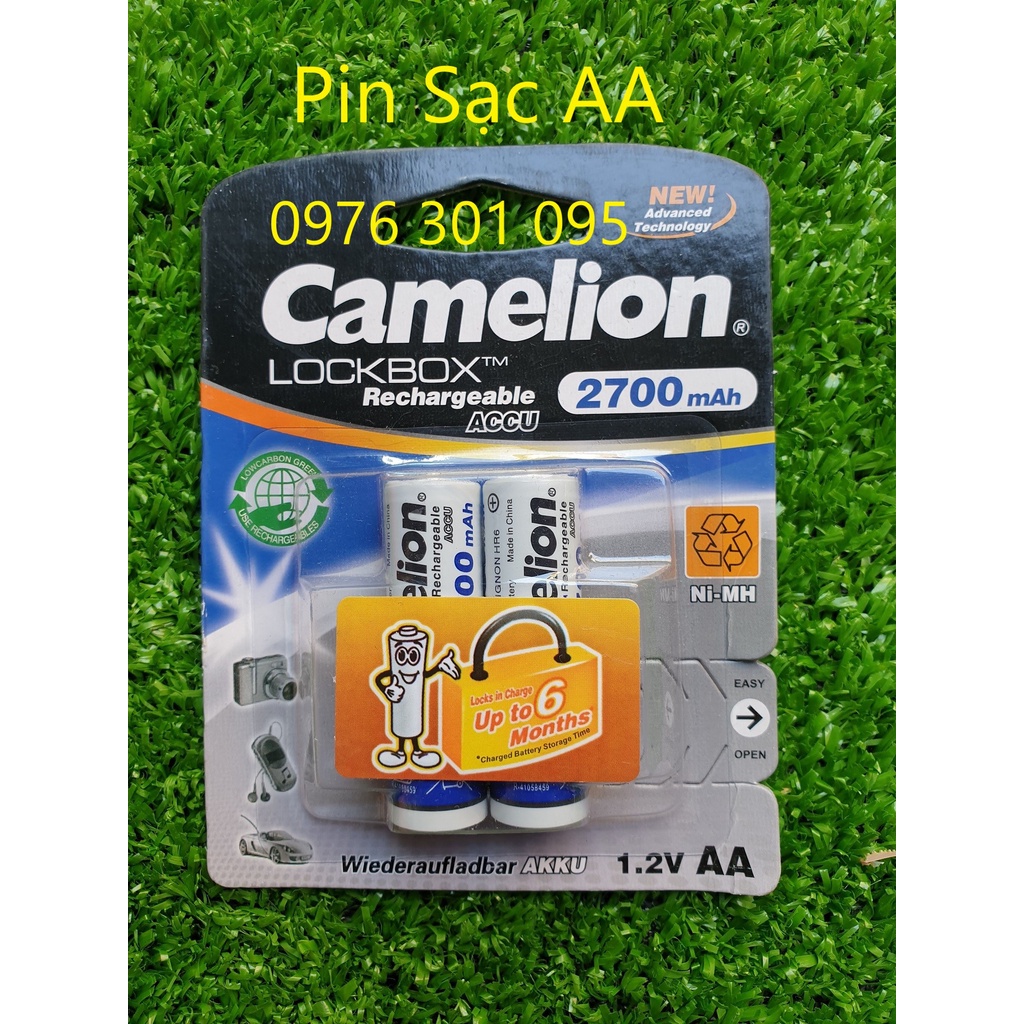 Pin Sạc AA, AAA, Vuông 9V Thông Dụng [CAMELION]