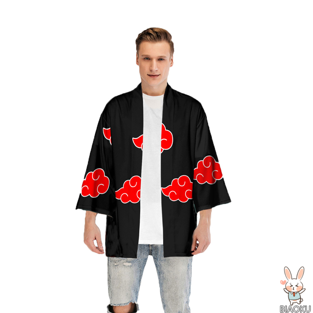 Áo Khoác Kimono In Họa Tiết Naruto 3d Cá Tính Cho Nam Và Nữ