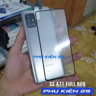 [Samsung A20/ A30/ A50/ A60/ A71/ A80] Kính cường lực FULL màn FULL keo Glass Pro+ 9H