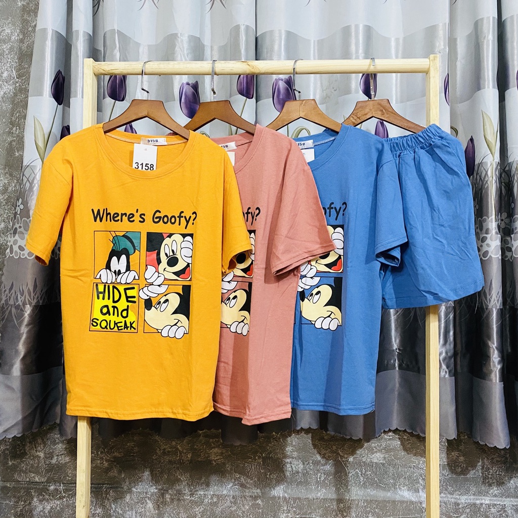 Đồ bộ nữ Mickey form rộng ,bộ oversize mặc nhà chất đẹp thoáng mát