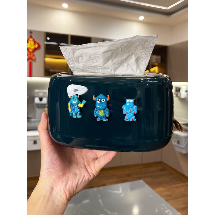 Thùng Rác Mini Để Bàn Dạng Nhấn Dễ Thương Sáng Tạo