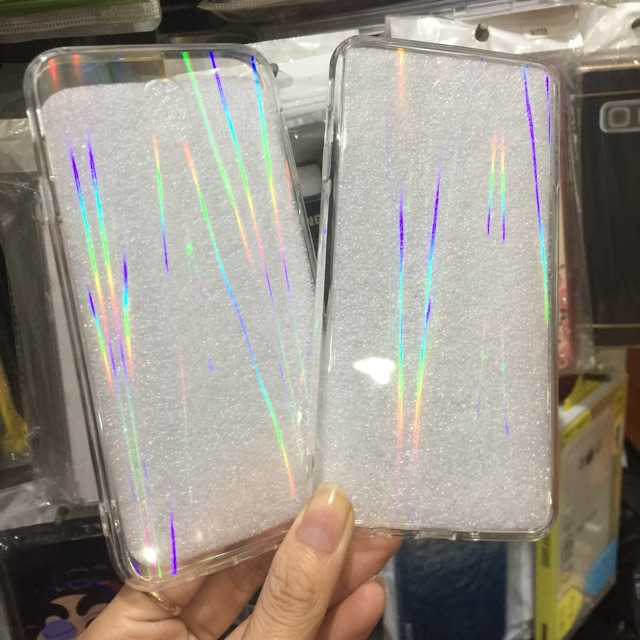 Ốp galaxy J7 prime / J7 pro viền dẻo lưng bóng phát quang 7 màu cực đẹp