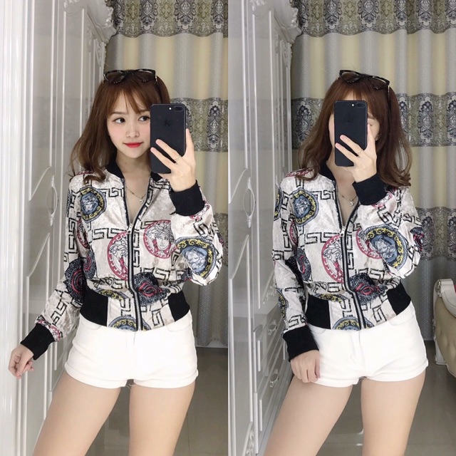 Áo khoác bomber nhung | BigBuy360 - bigbuy360.vn