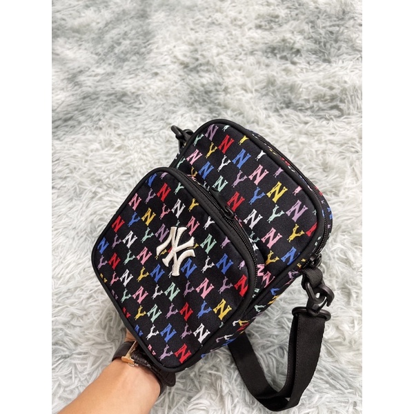 Túi Đeo Chéo Thời trang  M.L.B MONOGRAM MINI BAG B466 nam nữ nhiều màu XUẤT DƯ