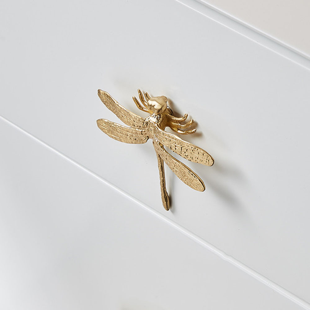 1 Tay Nắm Cửa Hình Chuồn Chuồn Bằng Đồng