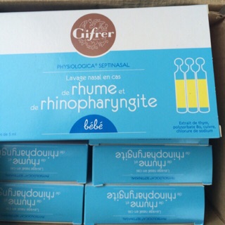 Nước muối sinh lý kháng viêm tép vàng Gifrer của pháp