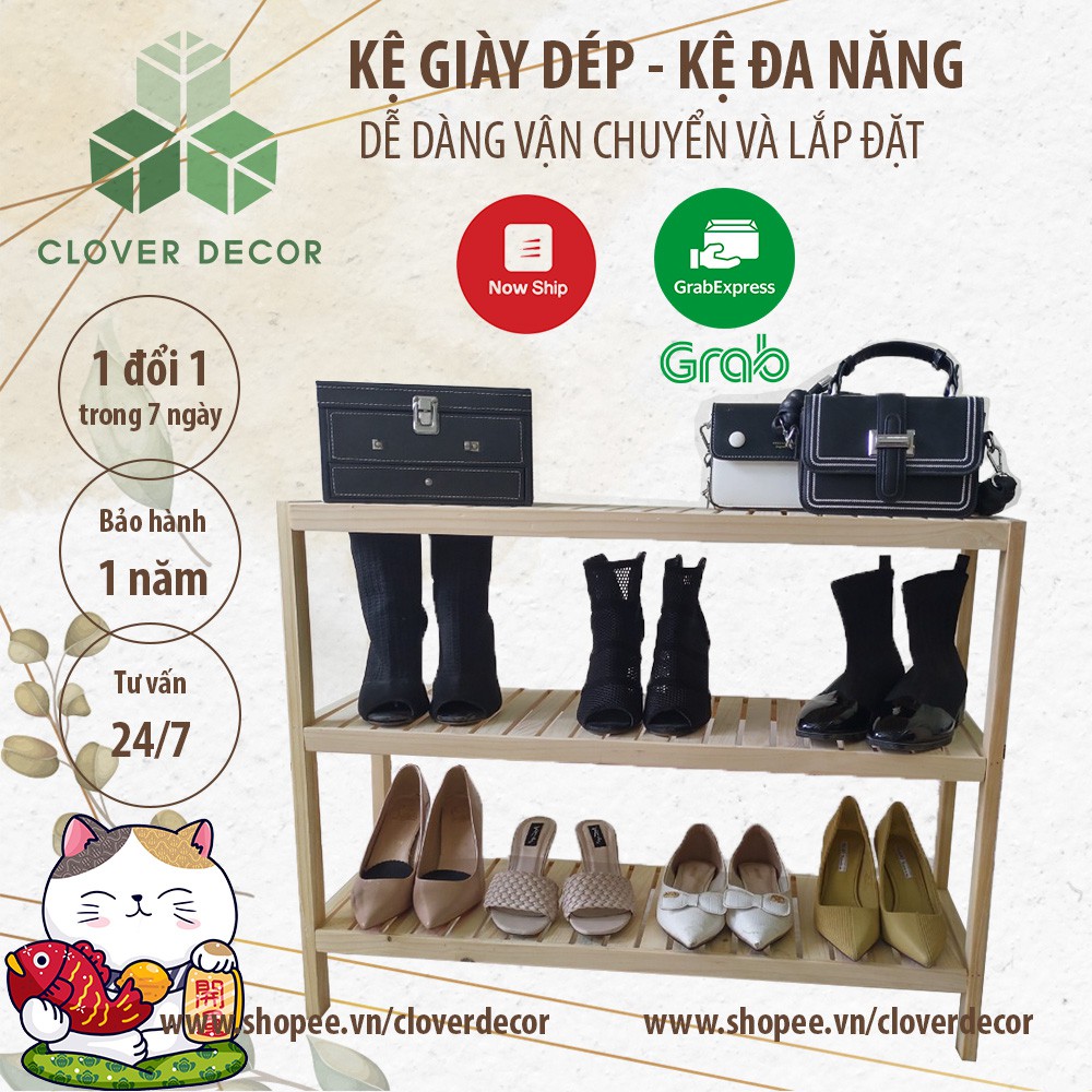 Kệ Giày Dép - Clover Decor - Phong Cách Hàn Quốc