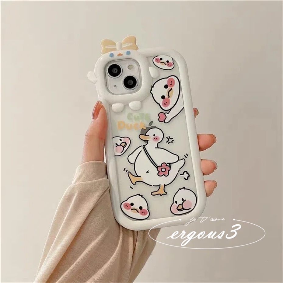 Ốp Điện Thoại Mềm Hình Vịt Cho Vivo Y12s Y12A Y20 Y20S Y20i Y21 Y21s Y33s Y02s Y16 Y19 Y15A Y15S Y1s Y91C Y91i Y35 T1X Y17 Y15 Y12 Y22 Y22S Y02 V23e V25 V23 V20Pro Y33T Y50 Y30i S1 Y20G Y30G
