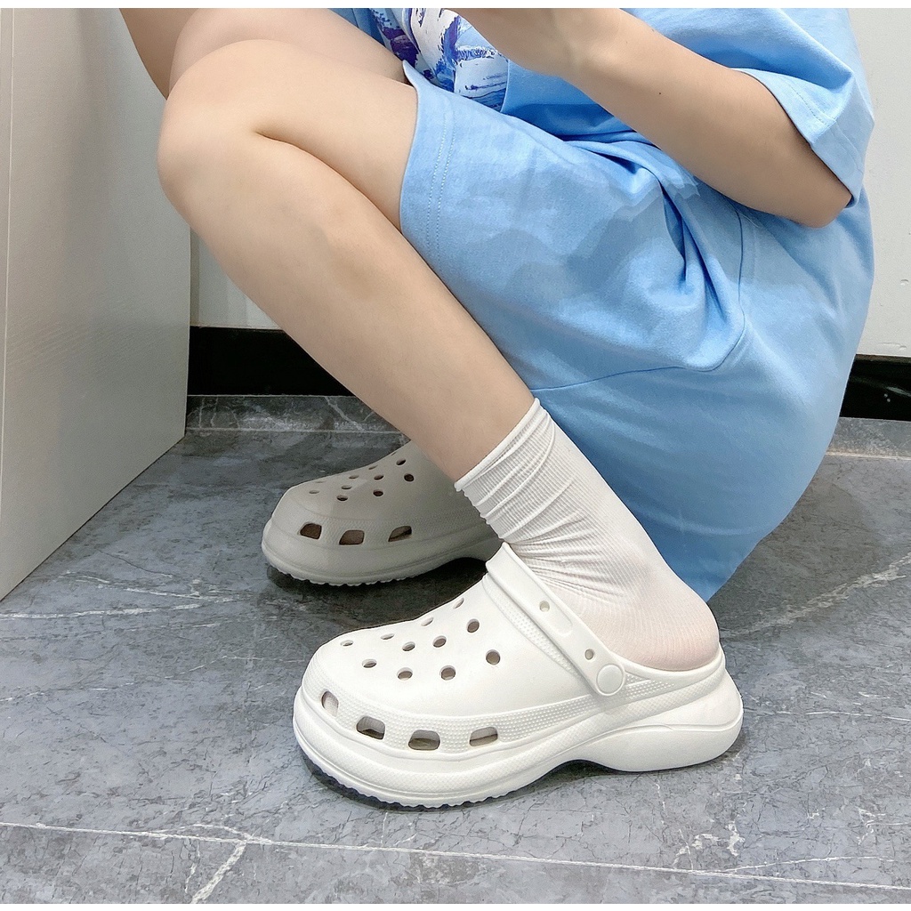 sticker dép crocsXăng đan Cao Su Thể Thao Thời Trang Nữ Tính
