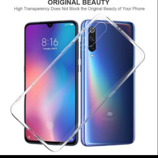 Ốp lưng silicon dẻo trong suốt Xiaomi mi 9 se siêu mỏng