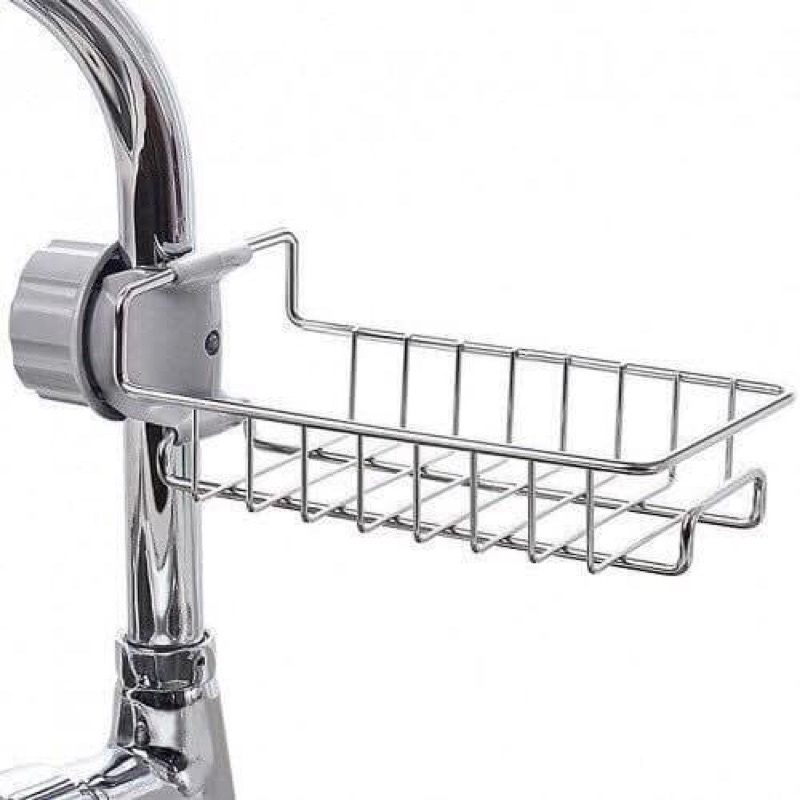 Giá treo vòi để đồ, rẻ rửa bát inox tiện lợi