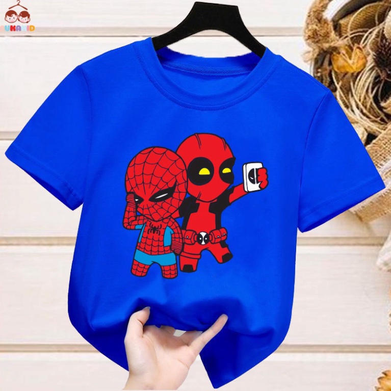 ( sỉ lẻ ) Áo thun cho bé hình siêu nhân chụp ảnh ( Bé trai và gái).áo cho bé từ 6kg-30kg.AL43.