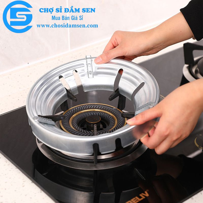 Kiềng chắn gió bếp gas tránh tạt lửa, kiềng chống tảng nhiệt giúp tiết kiệm gas G361-Kiengbepgas