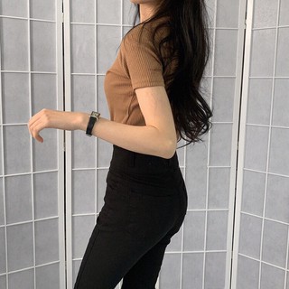 áo thun basic thun gân