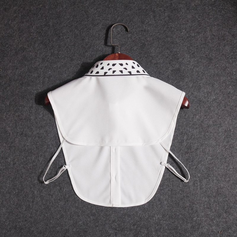Áo Sơ Mi Chiffon Cổ Bẻ In Họa Tiết Chú Lừa Có Thể Tháo Rời Thời Trang Cho Nữ