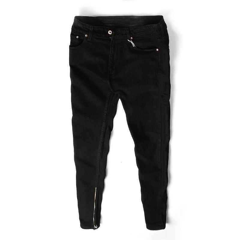 Quần jean đen zipper MAKVN QJ1