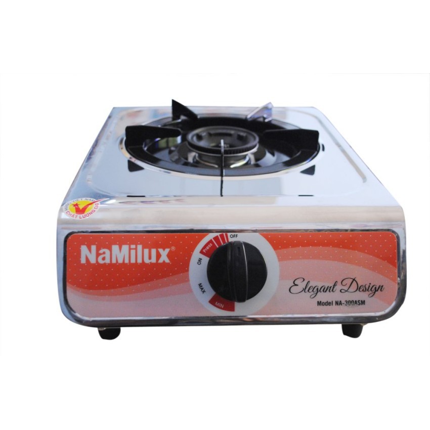 Xả kho Bếp gas đơn inox Namilux NA-300A SM (Trắng)