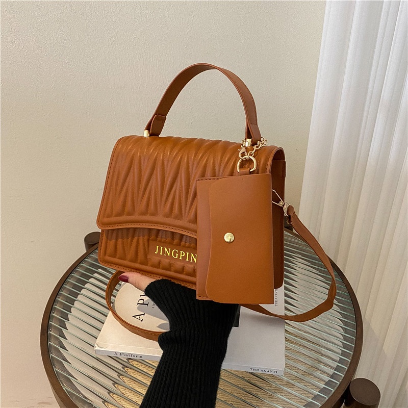 Túi Đeo Chéo Nhỏ Hình Vuông Họa Tiết Thêu Thời Trang Cao Cấp Dành Cho Nữ