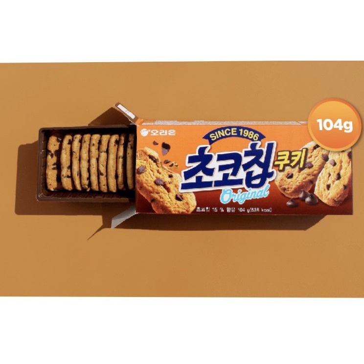 Bánh chocochip cookies Orion Hàn Quốc (104g)