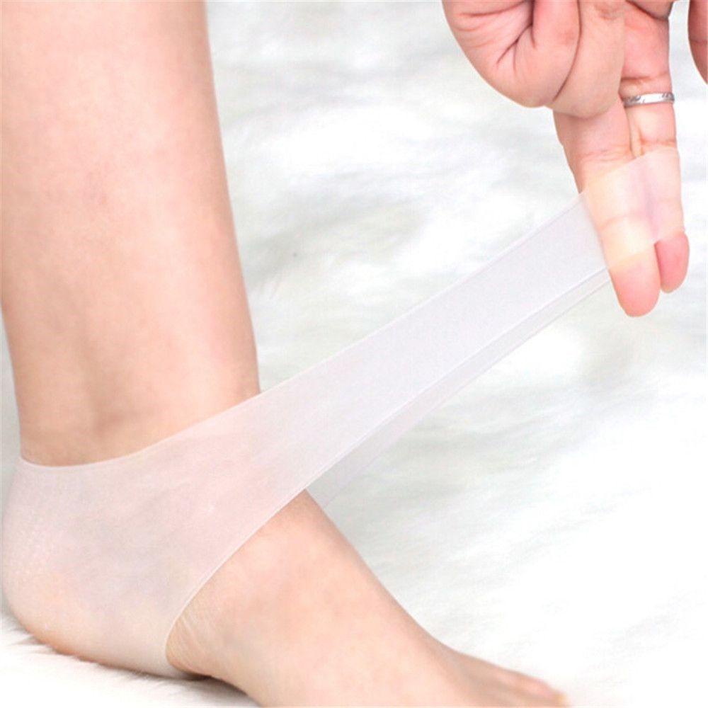 2 Miếng bọc bảo vệ gót chân dưỡng ẩm chống nứt nẻ bằng silicon gel