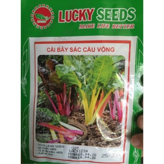 Hạt giống rau cải bảy sắc cầu vồng