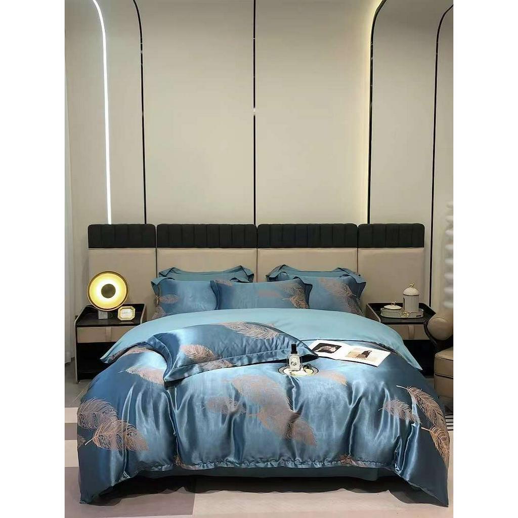 Bộ chăn ga gối gấm lụa