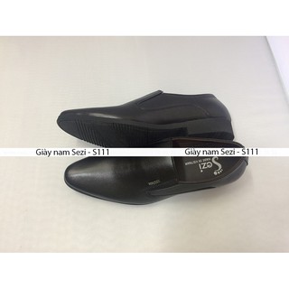 (Freeship) Giày Da Nam Công Sở Đẹp - S111 (Đen)