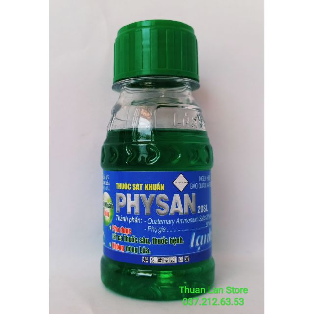 Thuốc Sát Khuẩn Trừ Nấm Bệnh PHYSAN 20SL (Lọ 100ml)