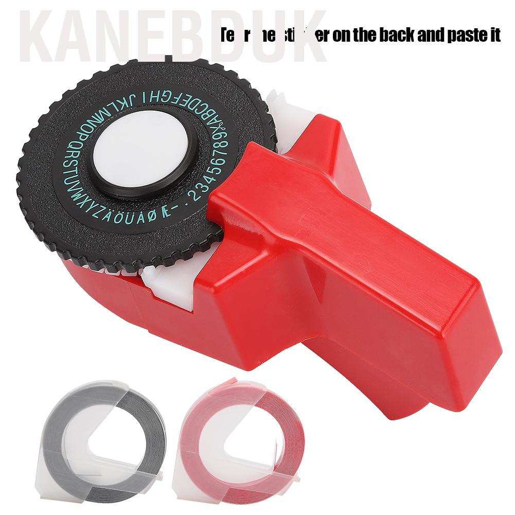 Cuộn Băng Keo Nhựa Abs Dập Nổi 3d 9mm Dùng Trang Trí Sổ Tay | BigBuy360 - bigbuy360.vn