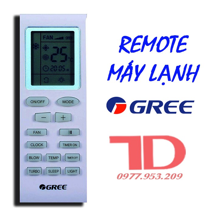 Điều khiển máy lạnh GREE