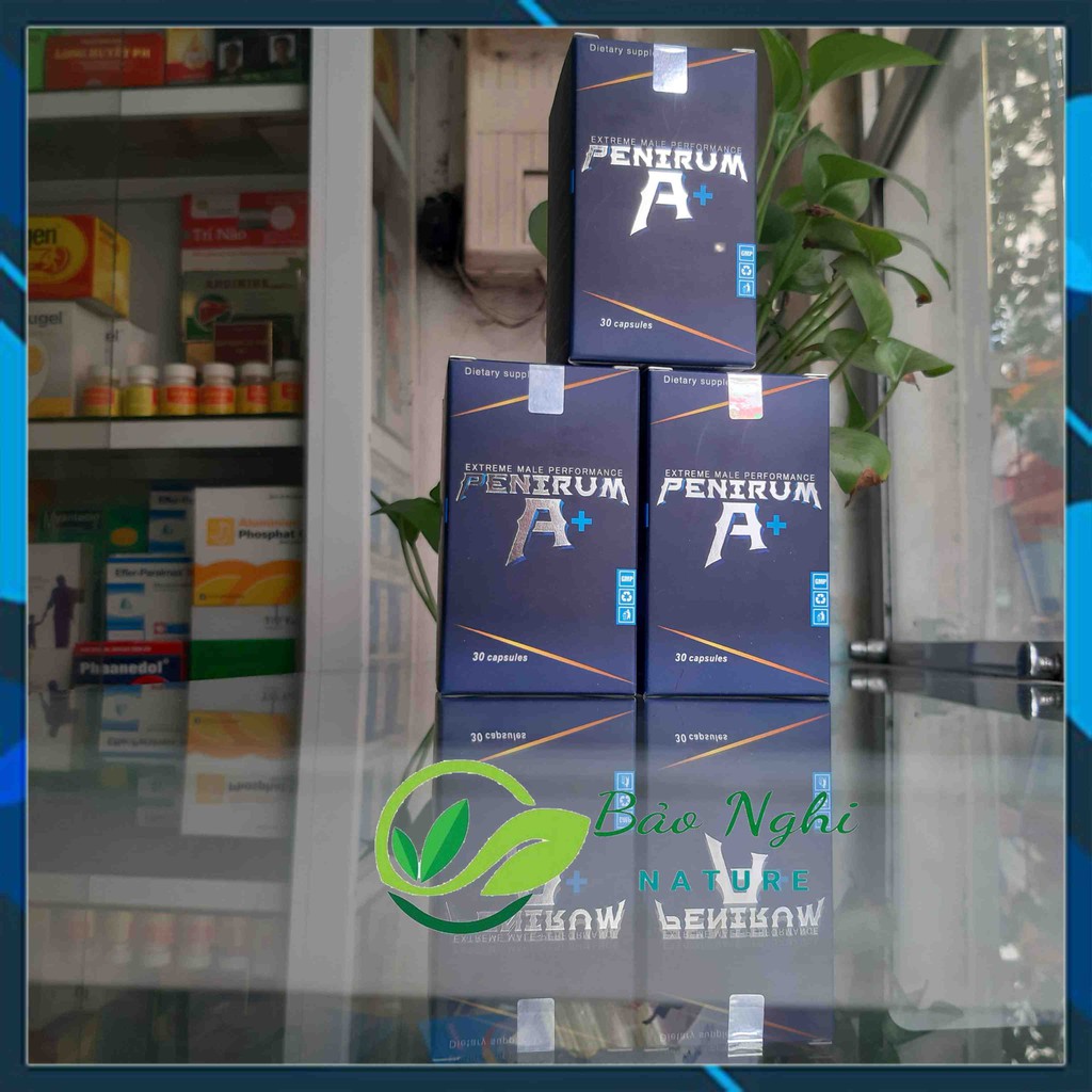 [COMBO 3 HỘP] Viên Sinh Lý PENIRUM A+ Tăng Phong Độ Thỏa Đam Mê Bùng Cháy Cảm Xúc - CHÍNH HÃNG HỘP 30 VIÊN [Có Che Tên] | BigBuy360 - bigbuy360.vn
