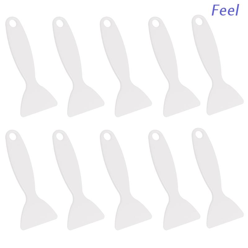 Set 10 dụng cụ cào đá bằng nhựa tiện dụng cho nhà bếp