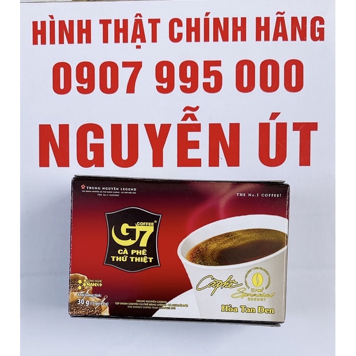 cafe g7 đen không đường 15 gói x2g