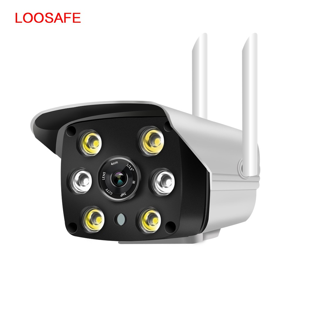 Camera full HD 2 triệu điểm ảnh Loosafe, kết nối mạng không dây, đèn hồng ngoại nhìn đêm | BigBuy360 - bigbuy360.vn
