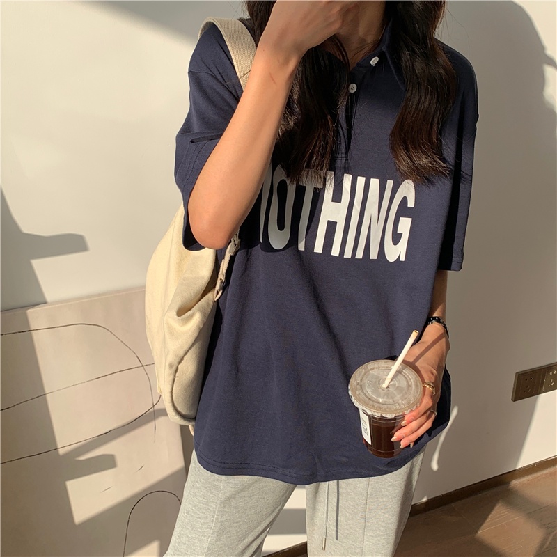 Áo Thun Tay Ngắn Thời Trang Mùa Hè Cho Nữ