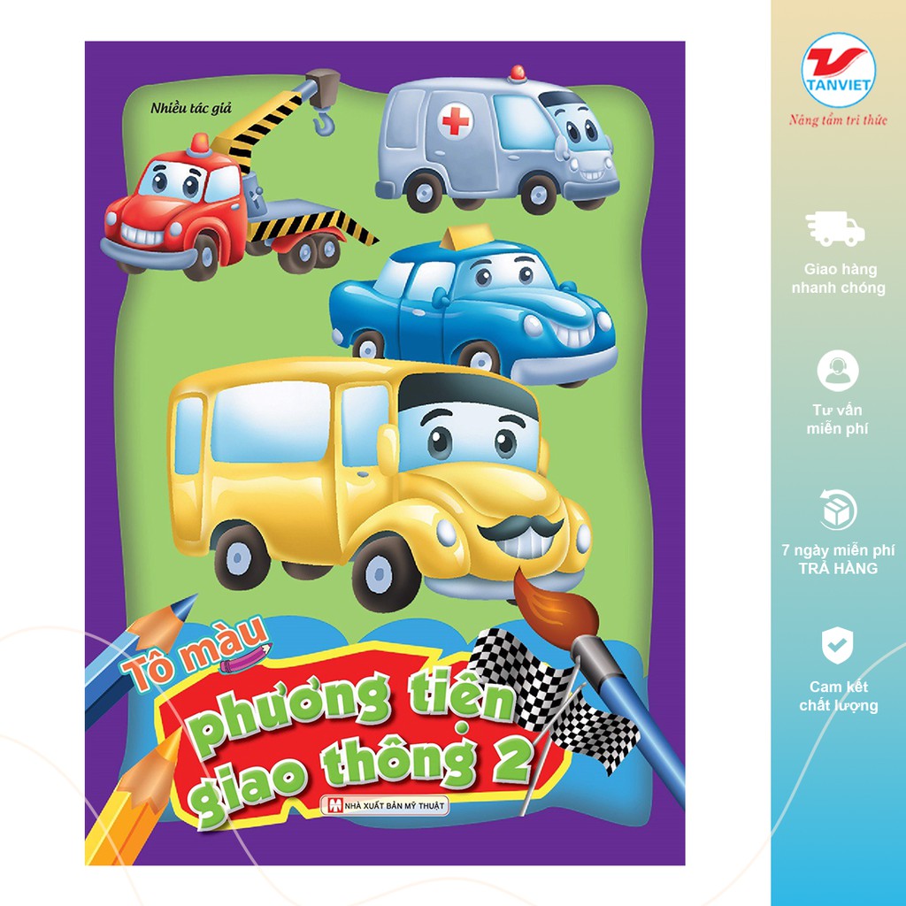 Sách - Tô Màu Phương Tiện Giao Thông 2