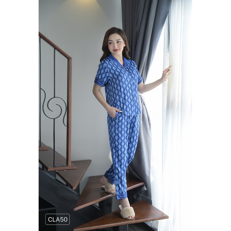 BỘ ĐỒ NGỦ CAO CẤP ZAM LUXURY -  BỘ CỘC TAY QUẦN DÀI AFRICAN DIAMOND (CLA50) | BigBuy360 - bigbuy360.vn