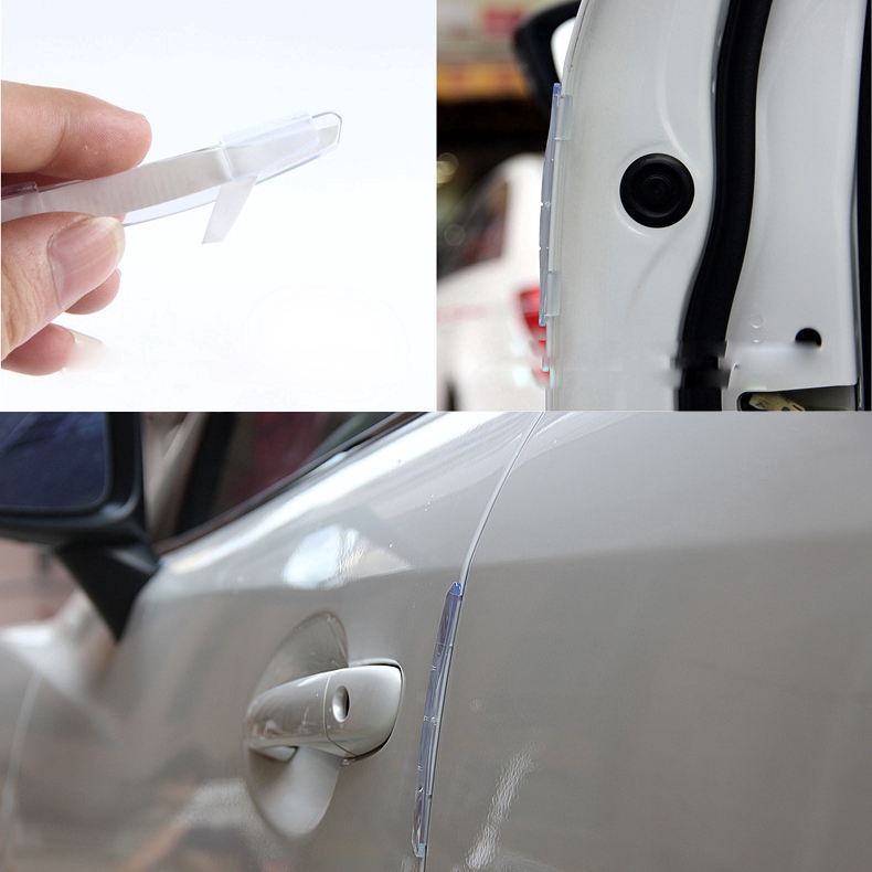 Set 4 Miếng Dán Bảo Vệ Góc Cửa Xe Hơi Tiện Dụng