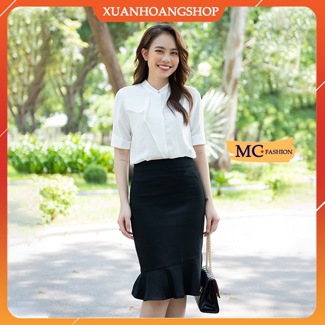 Chân Váy Đuôi Cá Mc Fashion, Kiểu Dáng Nữ Công Sở, Dài Qua Gối, Lưng Cạp Cao, Màu Đen, Cv0391 | BigBuy360 - bigbuy360.vn