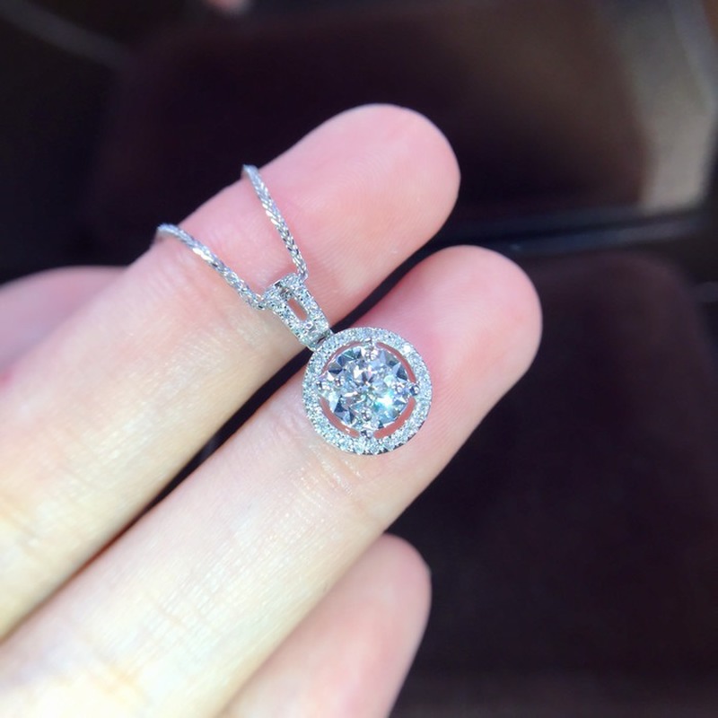 vòng cổ Mặt Đá 3 Karat Mozamb