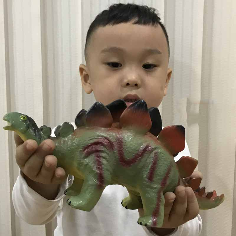 Mô Hình Đồ Chơi Khủng Long Tyrannosaurus Stegosaurus Dành Cho Bé Trai