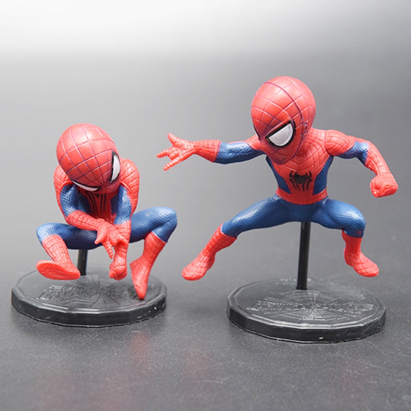 Set 4 mô hình đồ chơi nhân vật Spiderman trong phim The Avengers