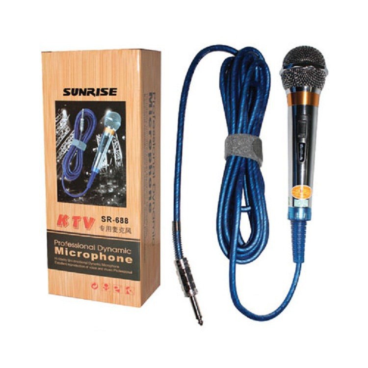 MICRO KARAOKE SUNRISE SR-688 DÂY DÀI 5 MÉT