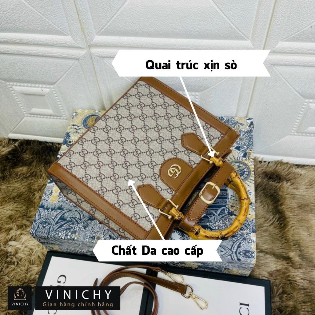 Túi xách quai xách nữ, túi tone, đi chơi, đi học, công sở VINICHY, da đẹp cao cấp size 25cm HA086