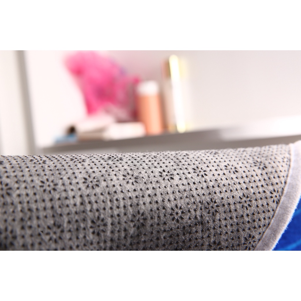 Thảm Chùi Chân Chống Trượt Thấm Hút Nước In Họa Tiết Chim Và Cây