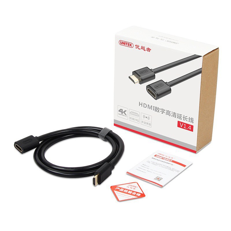 Cáp nối dài HDMI 3m Unitek Y-C166