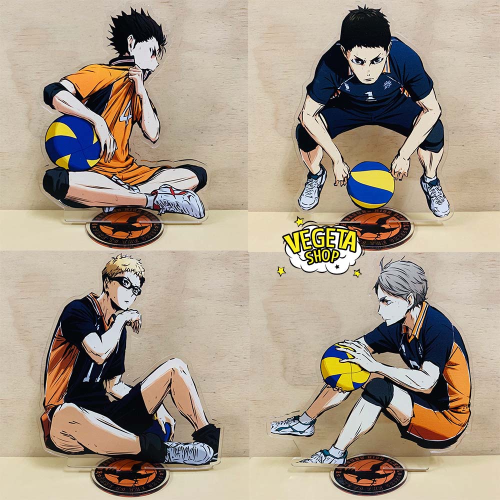 Mô Hình Tượng Standee Acrylic Mica 2 mặt - Haikyu - Haikyuu - Sugawara Koshi Yu Nishinoya Kei Tsukishima Tobio Kageyama